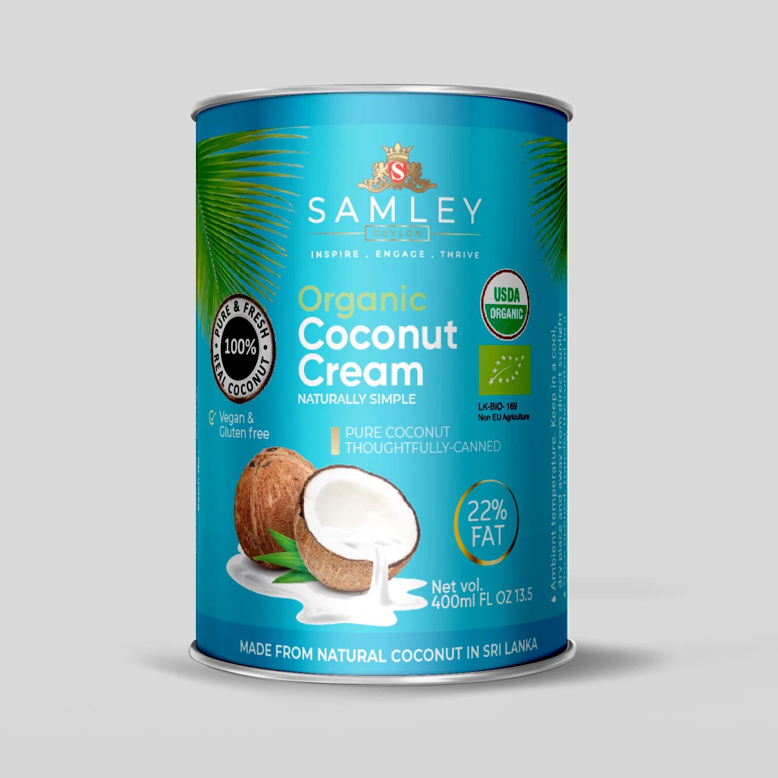 Organic Coconut Cream 22% 400ml
